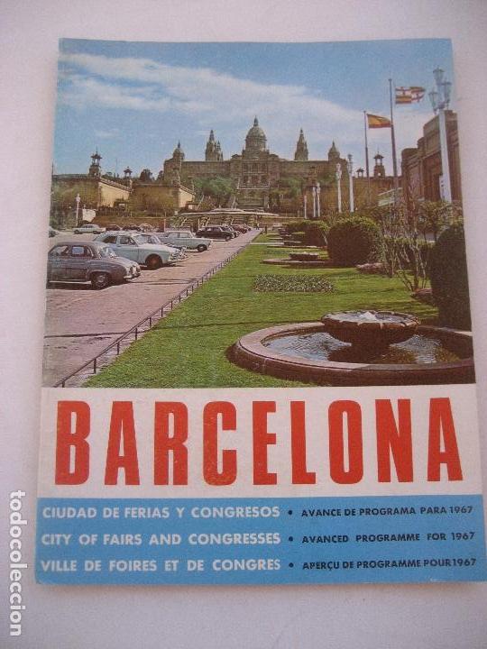 Tourismusbrosch&uuml;ren: Barcelona. Feria Oficial Internacional de Muestras. Avance de programa para 1967. 16 pag.