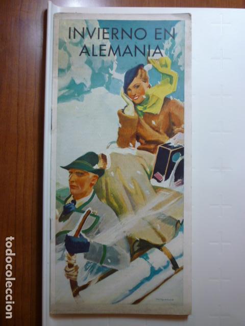 Folhetos de turismo: Folleto de Turismo Invierno en Alemania. Juegos Ol&iacute;mpicos 1936.