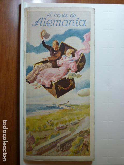 Folletos de turismo: Folleto de Turismo en Espa&ntilde;ol. A trav&eacute;s de Alemania. Juegos Ol&iacute;mpicos 1936.