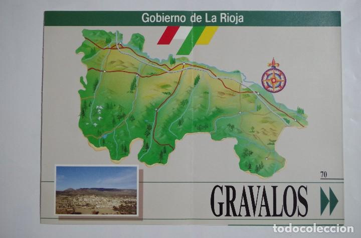 Folletos de turismo: FOLLETO TRIPTICO - GRAVALOS - 1991 - Foto 1