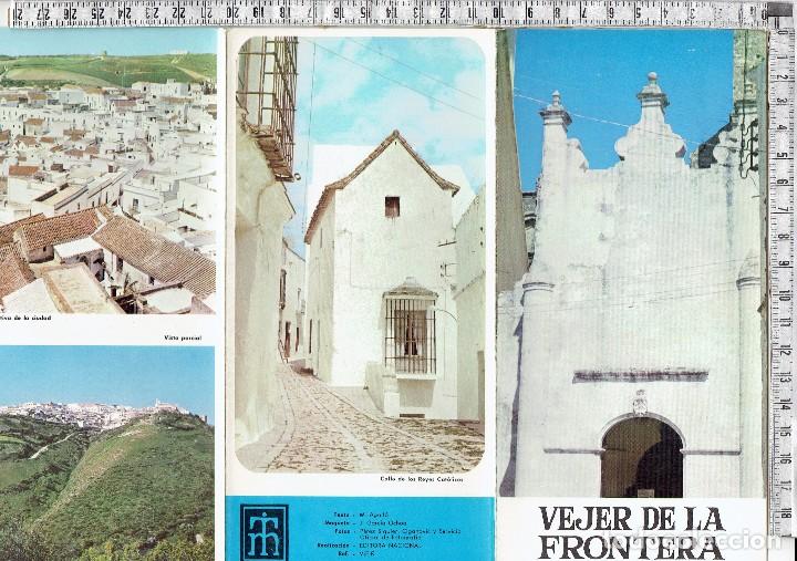 Brochures de tourisme: FOLLETO TURISTICO VEJER DE LA FRONTERA CADIZ-1969.
