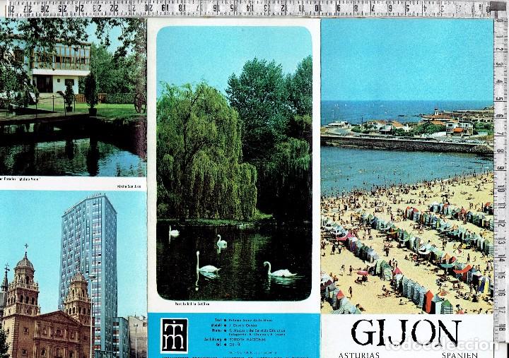 Brochures de tourisme: FOLLETO GIJON ESPA&Ntilde;A ASTURIAS-196X.