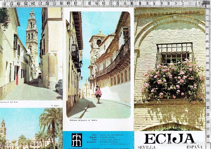Brochures de tourisme: FOLLETO ECIJA - SEVILLA - 196X.