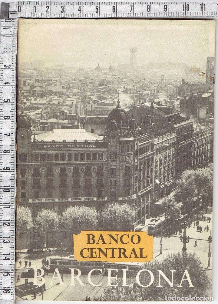 Tourismusbrosch&uuml;ren: FOLLETO Y PLANO BARCELONA EDITADO BANCO CENTRAL.