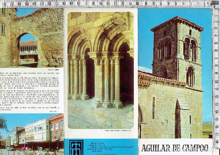 Travel Brochures: FOLLETO AGUILAR DE CAMPOO - PALENCIA - 196X.
