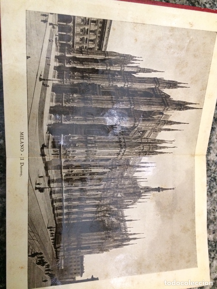 Folletos de turismo: 2 Desplegables de postales Milan - Foto 3
