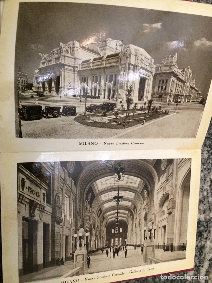 Folletos de turismo: 2 Desplegables de postales Milan - Foto 8