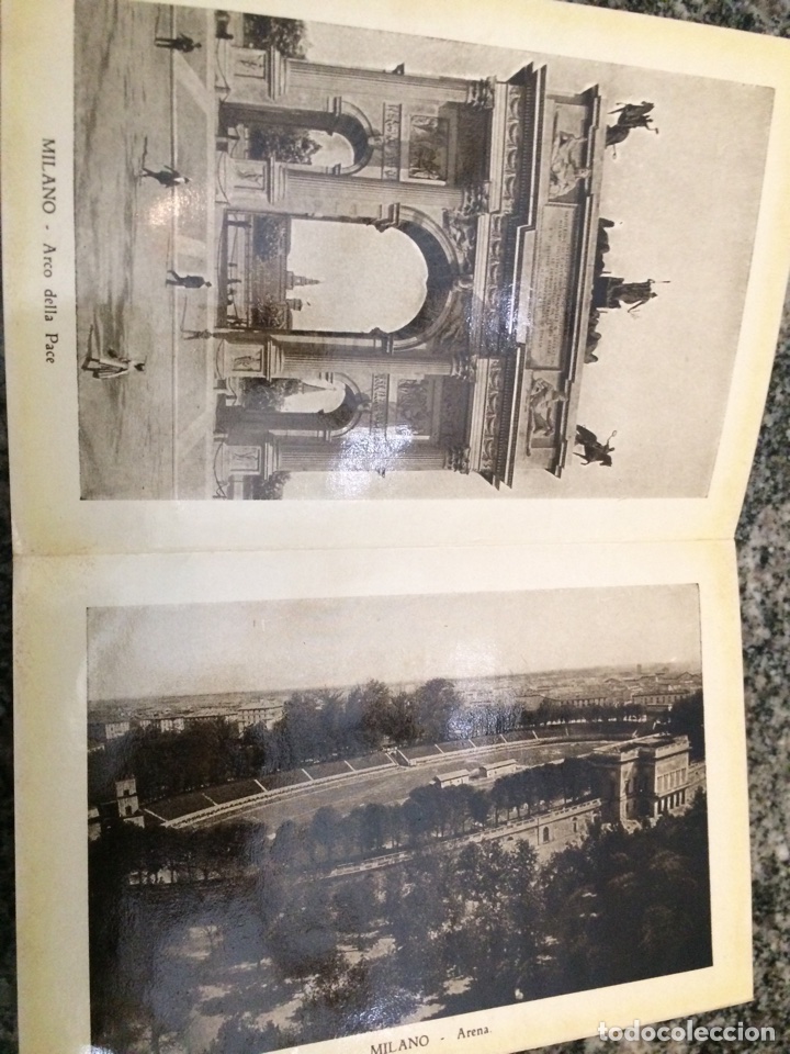 Folletos de turismo: 2 Desplegables de postales Milan - Foto 12