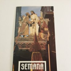 Folletos de turismo: FOLLETO SEMANA SANTA ZAMORA 1989 - DIPUTACIÓN