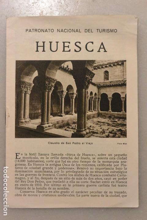 Tourismusbrosch&uuml;ren: FOLLETO TURISMO HUESCA PATRONATO NACIONAL TURISMO
