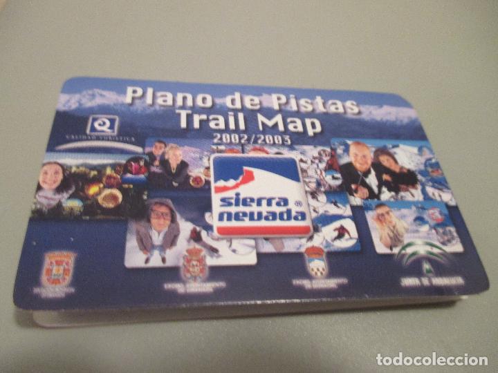 Travel Brochures: PLANO DE PISTAS SIERRA NEVADA. ESQU&Iacute;. DESPLEGABLE.