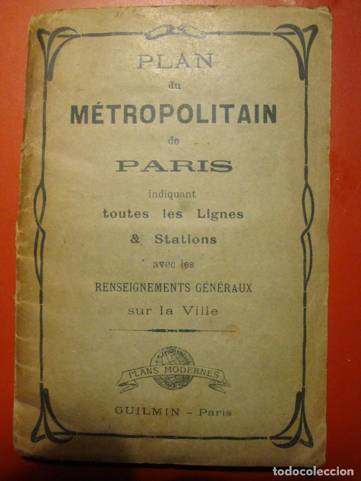 Folletos de turismo: METROPOLITAN DE PARIS - Foto 1
