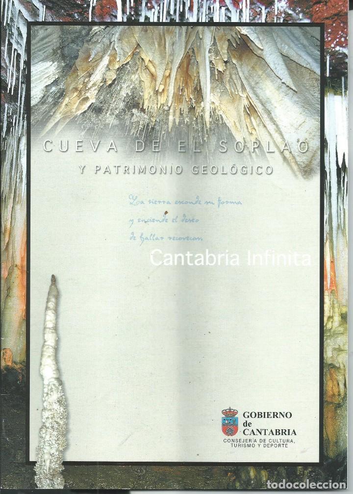Folhetos de turismo: FOLLETO LUJO CUEVA DE EL SOPLAO PATRIMONIO GEOLOGICO CANTABRIA INFINITA A&Ntilde;O 2008