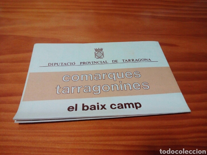 Folletos de turismo: Mapa comarques tarragonines. El Baix Camp. - Foto 1