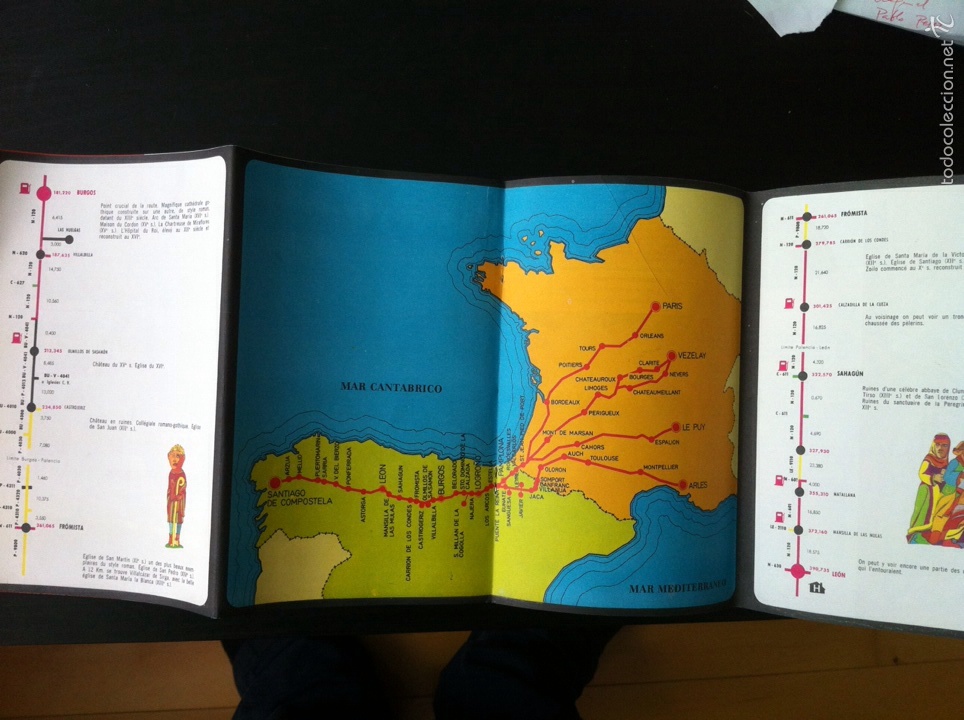 Folletos de turismo: Le chemin de Saint-Jaques 1975 - Foto 2