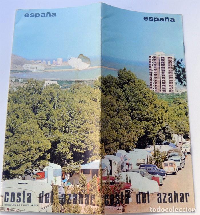 Folletos de turismo: COSTA DEL AZAHAR / FOLLETO DE TURISMO A&Ntilde;OS 60 / VALENCIA - CASTELLON / FOTOGRAFIAS - MAPAS