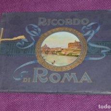 Folletos de turismo: ANTIGUA PUBLICACION - RICORDO DI ROMA - LIBRO CON 30 FOTOGRAFÍAS PRECIOSAS DE ROMA EN BLANCO Y NEGRO