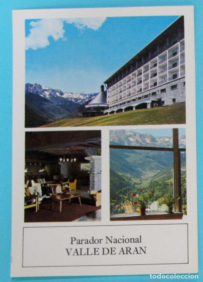 Tourismusbrosch&uuml;ren: COLECCI&Oacute;N ESPA&Ntilde;A MONUMENTAL. FICHA DEL PARADOR NACIONAL VALLE DE ARAN, L&Eacute;RIDA. HAROFARMA, S/F.