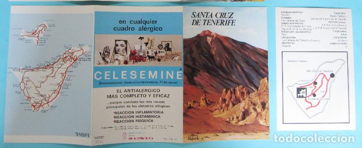 Brochures de tourisme: COLECCI&Oacute;N ESPA&Ntilde;A MONUMENTAL. TR&Iacute;PTICO SANTA CRUZ DE TENERIFE + FICHA PARADOR. HAROFARMA, S/F.