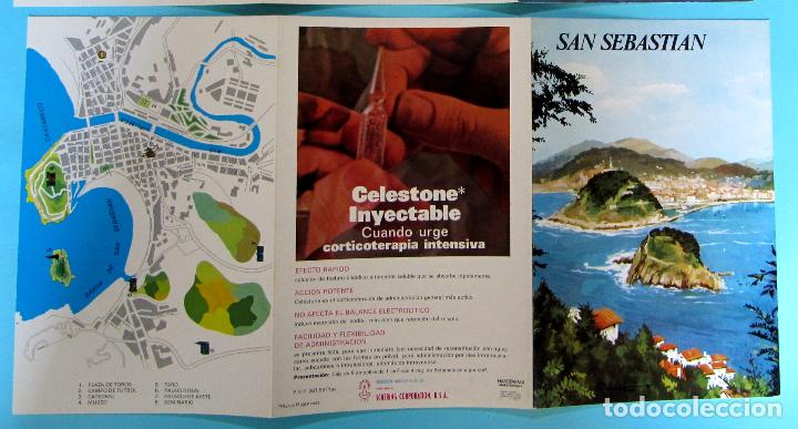 Brochures de tourisme: COLECCI&Oacute;N ESPA&Ntilde;A MONUMENTAL. TR&Iacute;PTICO SAN SEBASTI&Aacute;N. HAROFARMA, S/F.