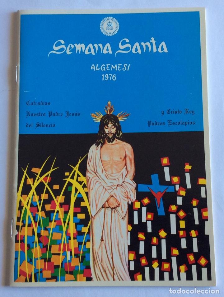Travel Brochures: PROGRAMA SEMANA SANTA 1976. REPORTAJE GRUPO SCOUT. ALGEMES&Iacute;. VALENCIA.