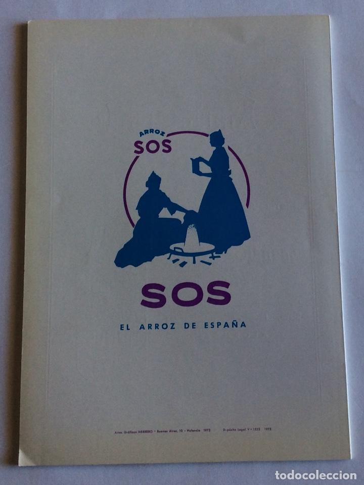 Folletos de turismo: PROGRAMA SEMANA SANTA 1972. ALGEMES&Iacute;. VALENCIA. - Foto 2