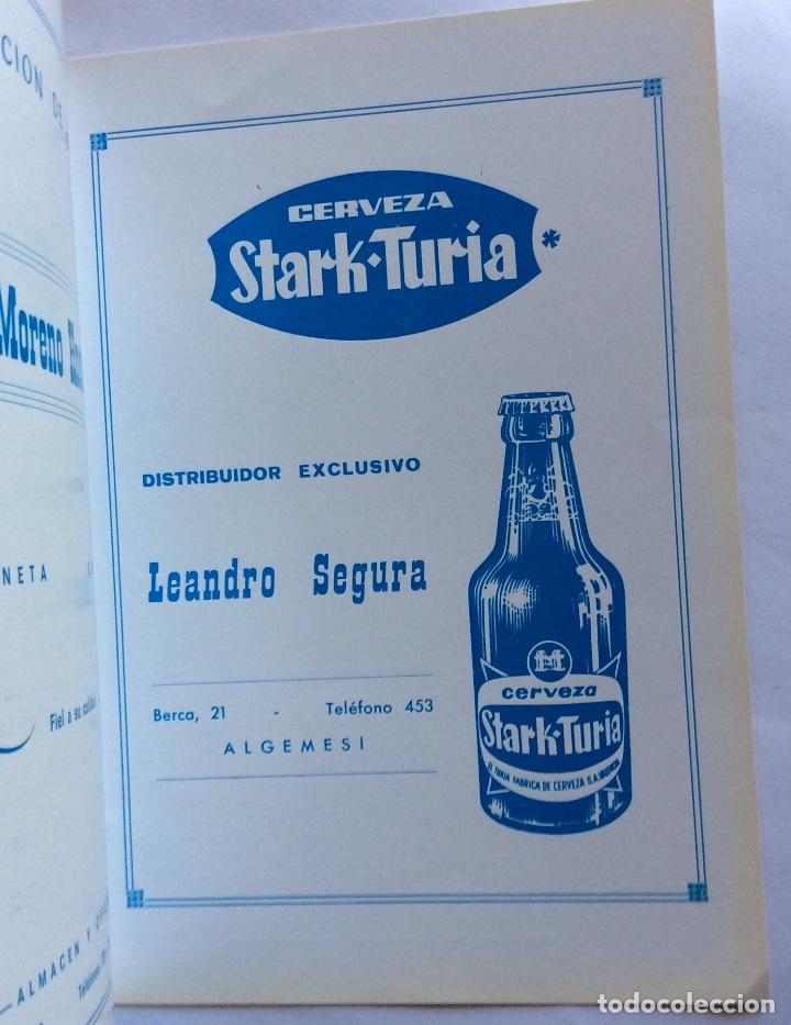 Folletos de turismo: PROGRAMA SEMANA SANTA 1972. ALGEMES&Iacute;. VALENCIA. - Foto 3