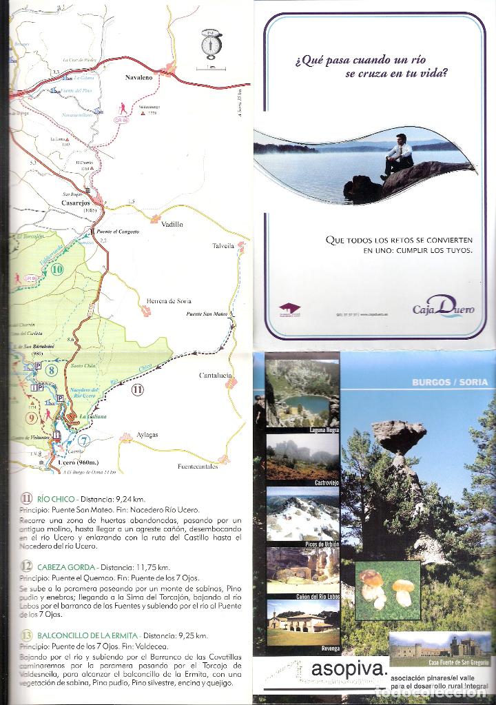 Tourismusbrosch&uuml;ren: Ca&ntilde;&oacute;n del Rio Lobos. Rutas por el parque. Linares, Urbi&oacute;n y el Valle. Desplegable (15x10 / 30x40 )