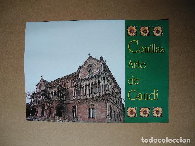 Folletos de turismo: Comillas Arte de Gaud&iacute;. Cantabria.