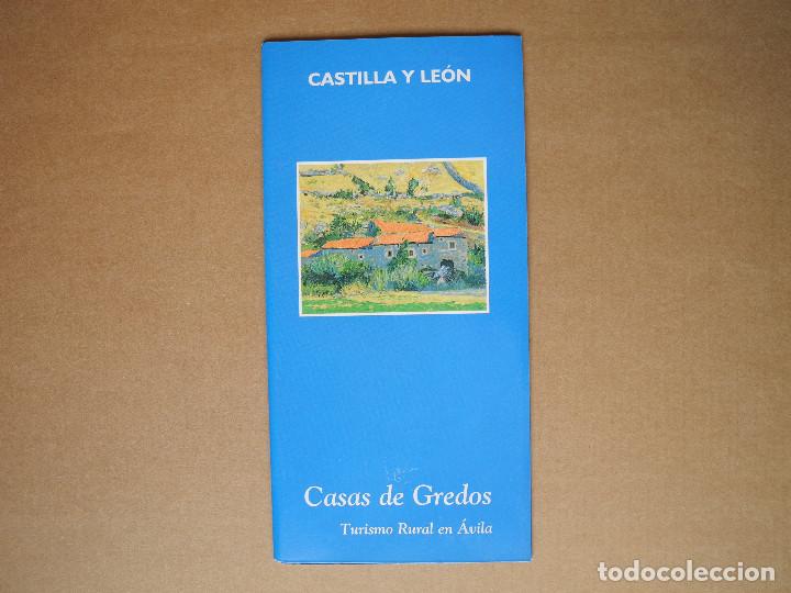 Folletos de turismo: Casas de Gredos. Turismo Rural en &Aacute;vila. Fichas en el interior.