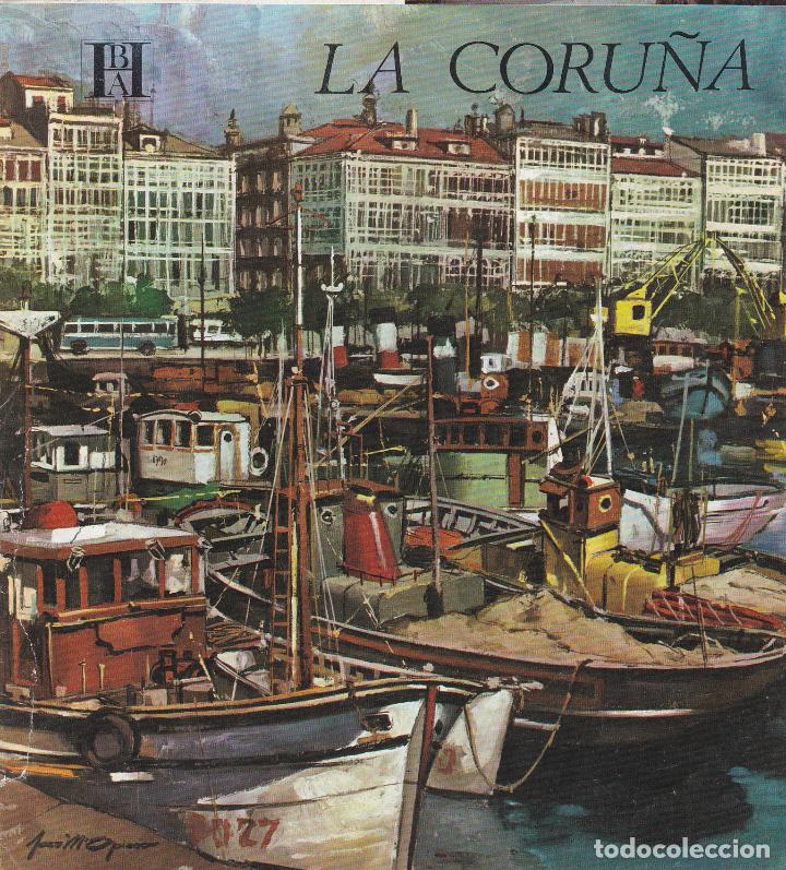 Folletos de turismo: LA CORU&Ntilde;A (DESPLEGABLE). CONOZCA ESPA&Ntilde;A CON NOSOTROS. BANCO HISPANO AMERICANO