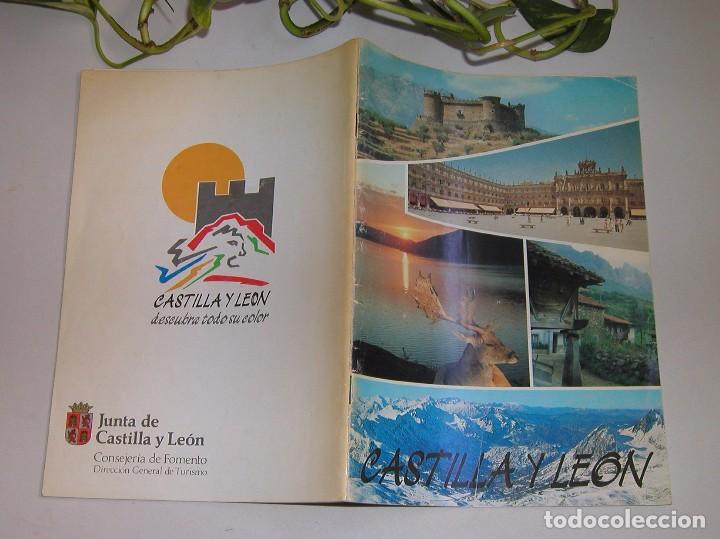 Tourismusbrosch&uuml;ren: FOLLETO TUR&Iacute;STICO CASTILLA Y LE&Oacute;N JUNTA DE CASTILLA Y LE&Oacute;N CONSEJER&Iacute;A DE FOMENTO A&Ntilde;O 1990
