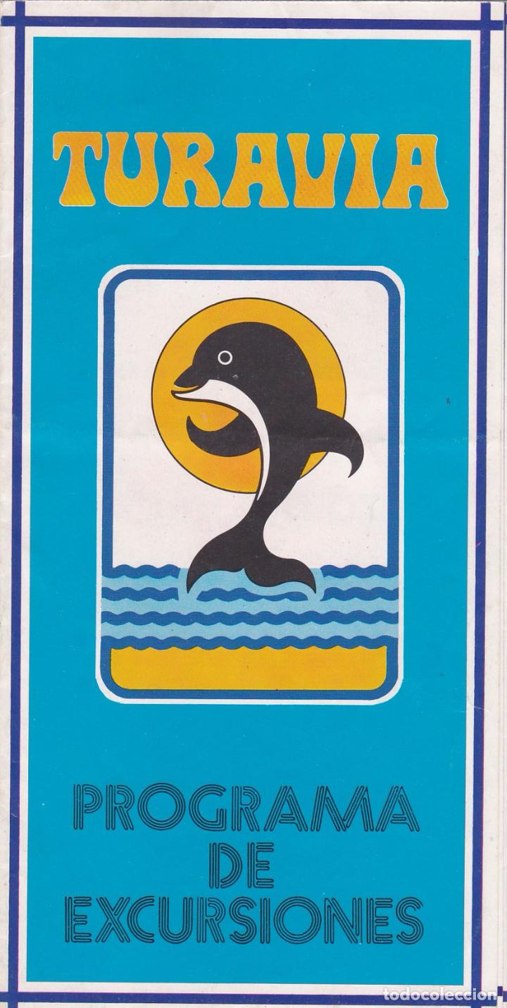 Folletos de turismo: FOLLETO TURISTICO TURAVIA. PROGRAMA EXCURSIONES GRAN CANARIA, LANZAROTE Y TENERIFE (1979)