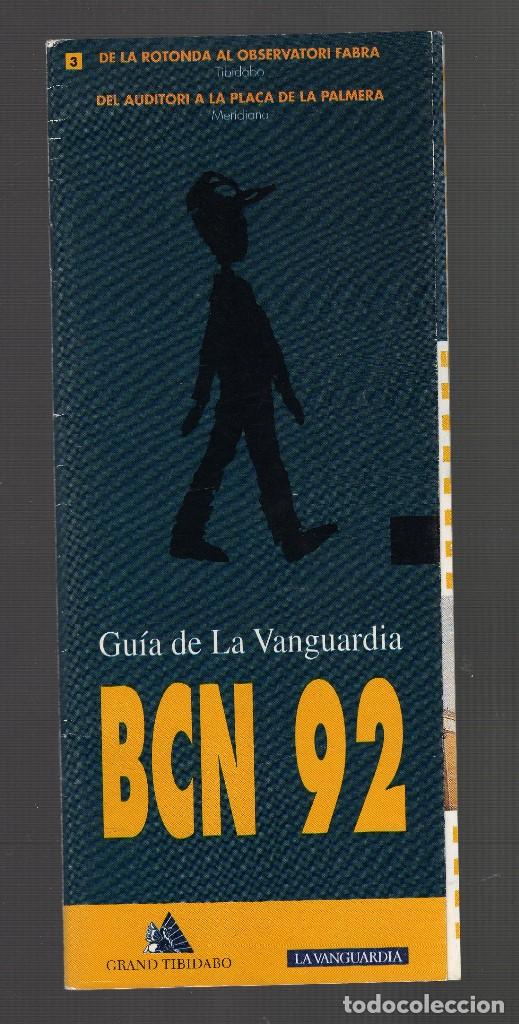 Folletos de turismo: GU&Iacute;A N&ordm; 3 DE LA VANGUARDIA ''BARCELONA 92'' &middot; 32 P&aacute;ginas