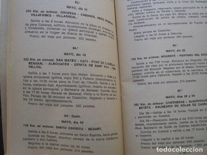Folletos de turismo: sociedad el palleter valencia - programa de excursiones 1977 - Foto 3