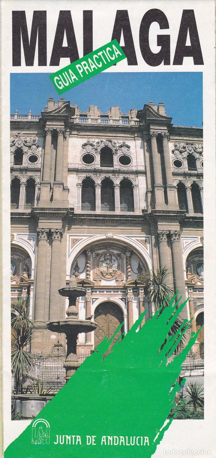 Folhetos de turismo: FOLLETO MALAGA. GUIA PRACTICA. DESPLEGABLE - JUNTA DE ANDALUCIA, EXPO'92, IBERIA