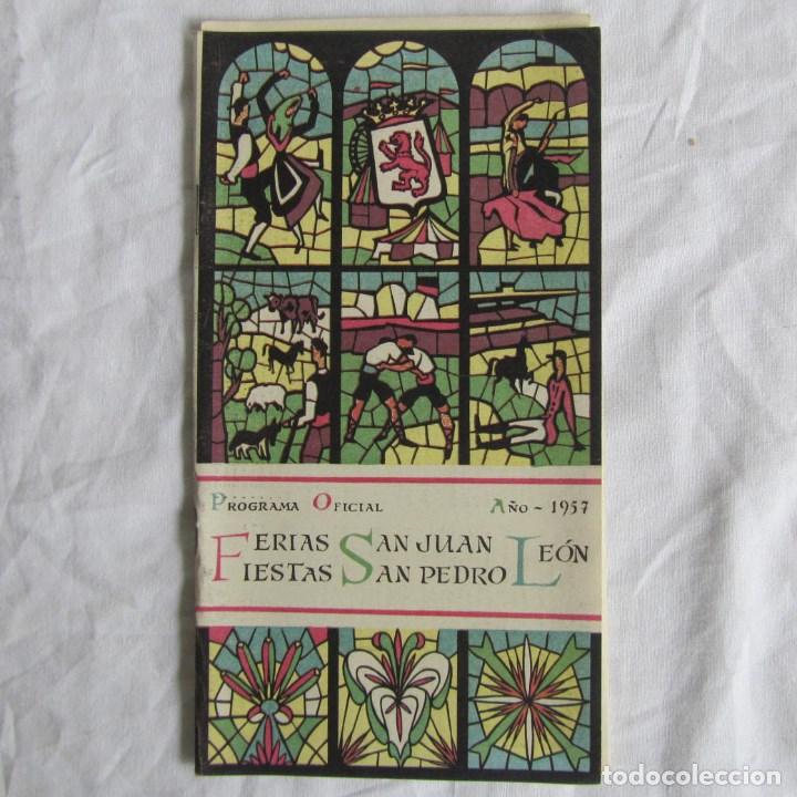 Tourismusbrosch&uuml;ren: Programa Ferias y Fiestas San Juan y San Pedro Le&oacute;n 1957