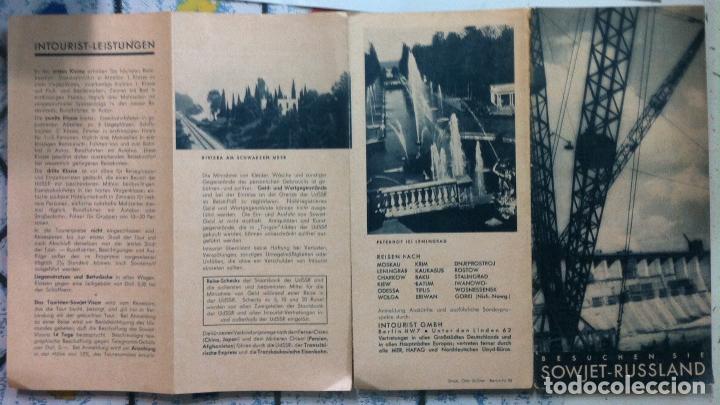 Travel Brochures: Besuchen sie Sowjet-Russland. c. 1936  - URSS - Rusia