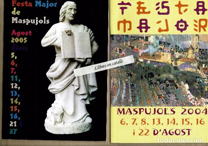 Folletos de turismo: Programes festa major Maspujols 2004 - 2005 - Foto 1