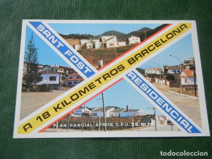 Brochures de tourisme: FOLLETO PROMOCION URBANIZACION SANT FOST RESIDENCIAL - SANT FOST DE CAMPSENTELLES - A&Ntilde;OS 1970