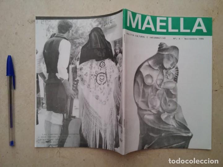 Folhetos de turismo: ANTIGUO BOLETIN CULTURAL MAELLA- TURISMO - NUMERO 4 - NOVIEMBRE 1984 - 40 PAGINAS