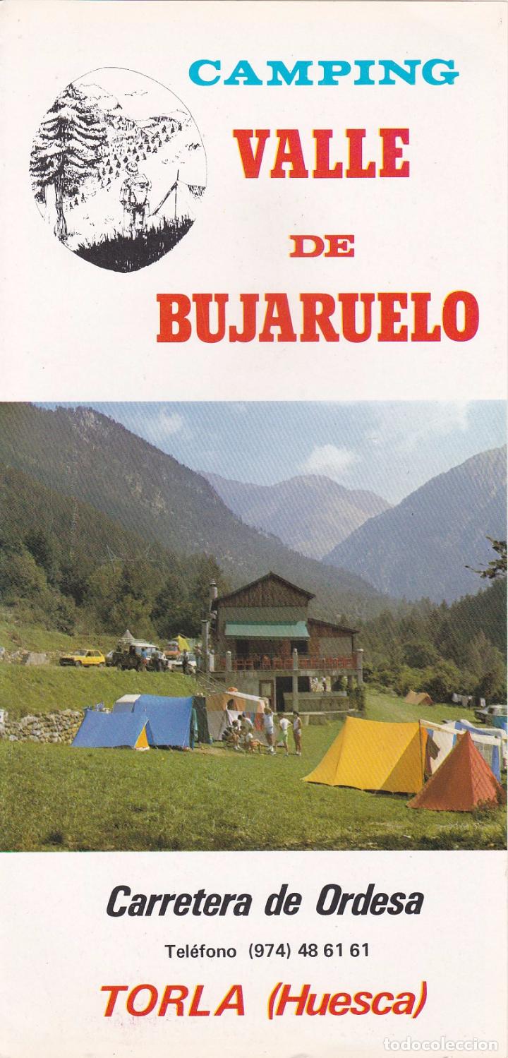 Tourismusbrosch&uuml;ren: FOLLETO CAMPING VALLE DE BUJARUELO. TORLA (HUESCA)