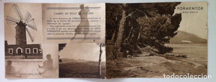 Folletos de turismo: Formentor. Mallorca. H. 1930 - Foto 1