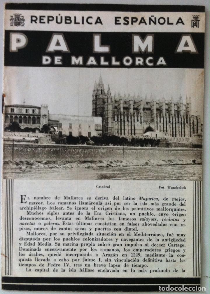 Travel Brochures: Palma de Mallorca. Patronato Nacional del Turismo. h. 1934