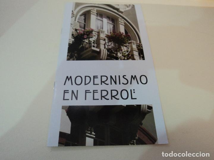 Tourismusbrosch&uuml;ren: modernismo en ferrol 12 pag. 24 x 13 cm