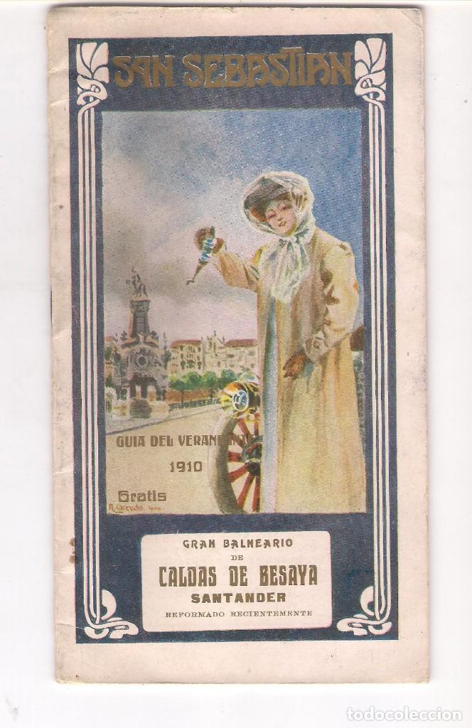 Brochures de tourisme: GUIA DE VERANEANTE 1910, GRAN BALNEARIO DE CALDEAS DE BESAYA . SANTANDER .