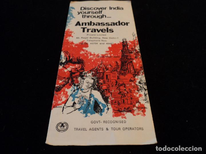 Folletos de turismo: ambassador travels new delhi con itinerarios 1970