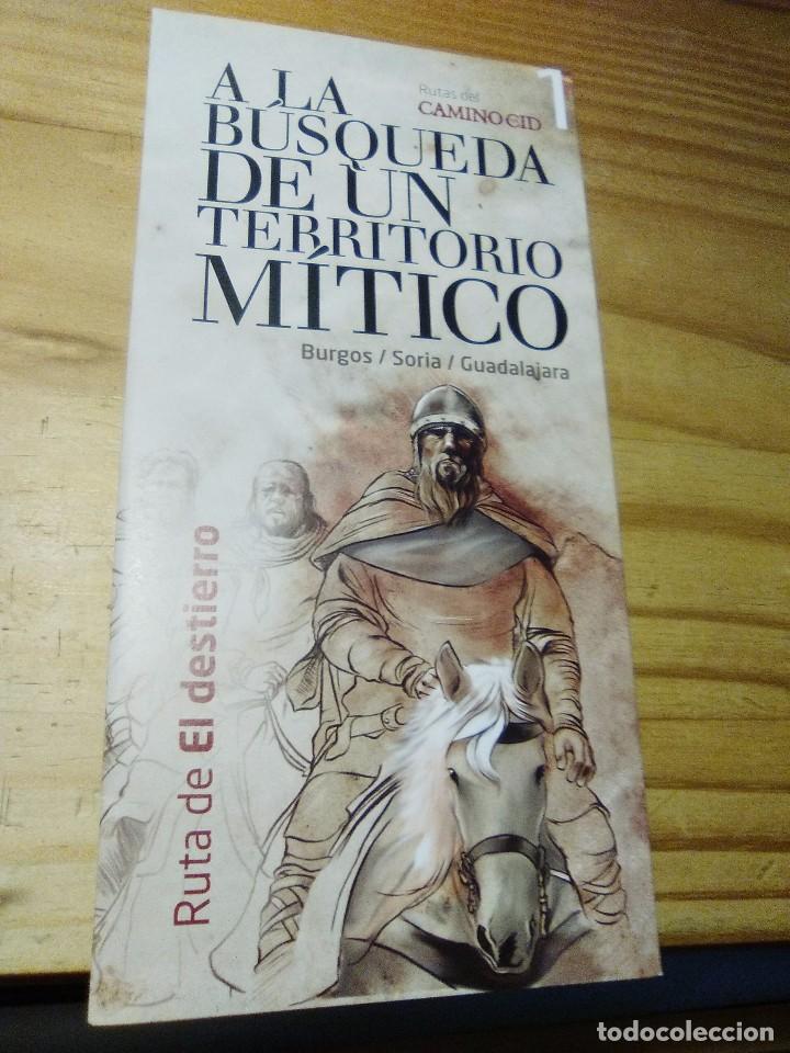 Tourismusbrosch&uuml;ren: Folleto desplegable Ruta de El Destierro Burgos,Soria,Guadalajara-Cid Campeador