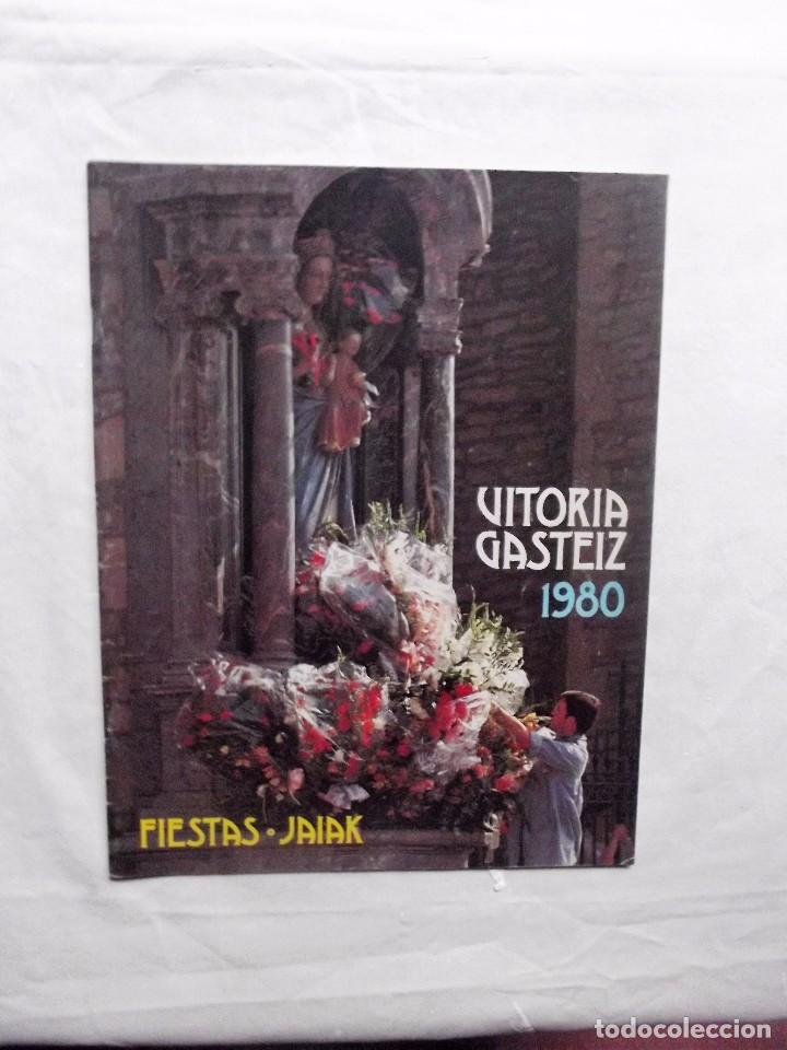 Tourismusbrosch&uuml;ren: FIESTAS- JAIAK VITORIA- GASTEIZ 1980