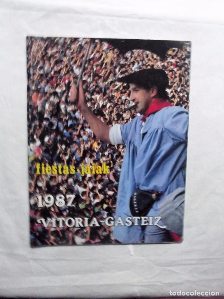 Tourismusbrosch&uuml;ren: FIESTAS- JAIAK VITORIA- GASTEIZ 1987
